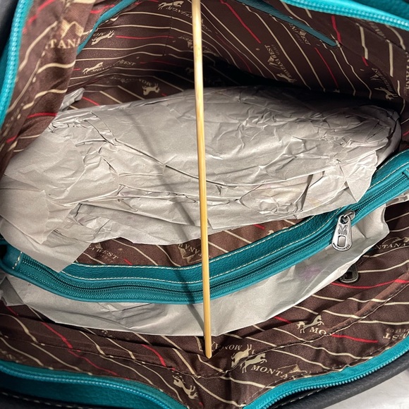 Montana West Concho Collection Concealed Carry Tote - Picture 5 of 8